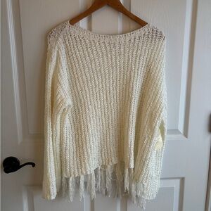 Altar'd State Fringed Sweater NWT